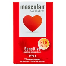 Masculan Sensitive szuper vékony óvszer 21 db