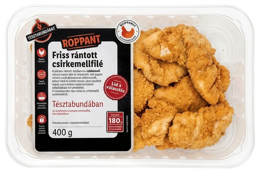 ROPPANT Friss rántott csirkemellfilé