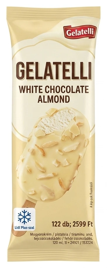 GELATELLI Vaníliás jégkrém