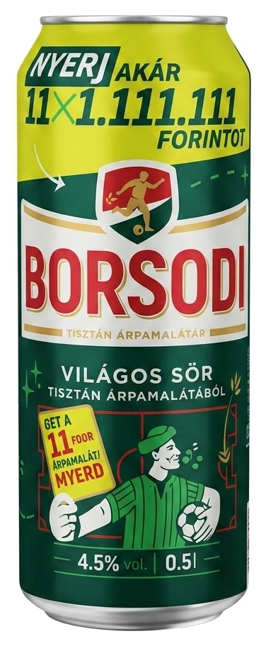 BORSODI Világos sör