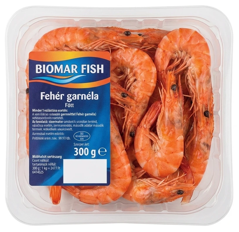 BIOMAR FISH Fehér garnéla