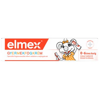 elmex Kids gyerek fogkrém 0-6 éves gyermekeknek 75 ml