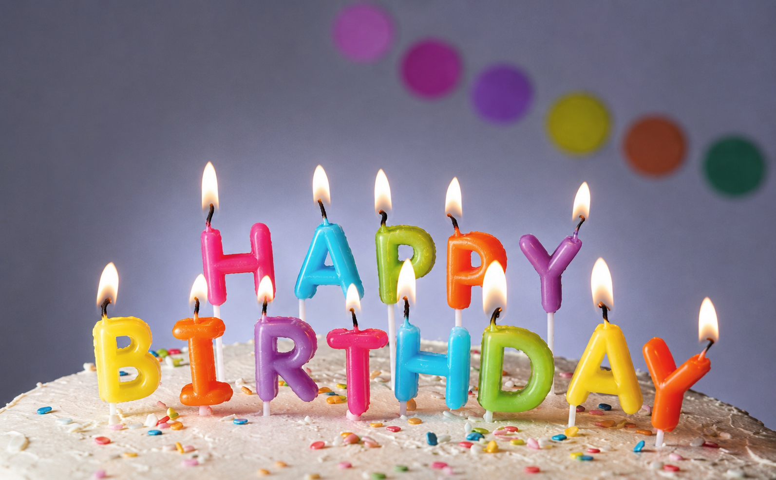 BUTLERS HAPPY BIRTHDAY színes gyertya szett