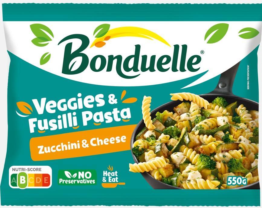 Bonduelle Cukkini& Sajt Fusilli