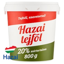 Hazai tejföl 20% 800 g
