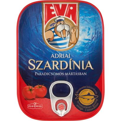 Eva adriai szardínia paradicsomos mártásban 100 g