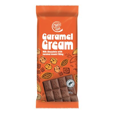 CHOCO FUN Karamellás Multipack Szelet 80 g
