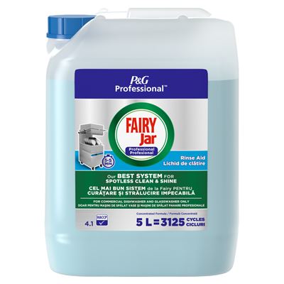Jar Professional Ipari Mosogatószer Automata Öblítőszer Mosogatógépekhez 5 l