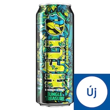 HELL Jungle Treasure lime- és mentaízű, koffeintartalmú, szénsavas energiaital 500 ml