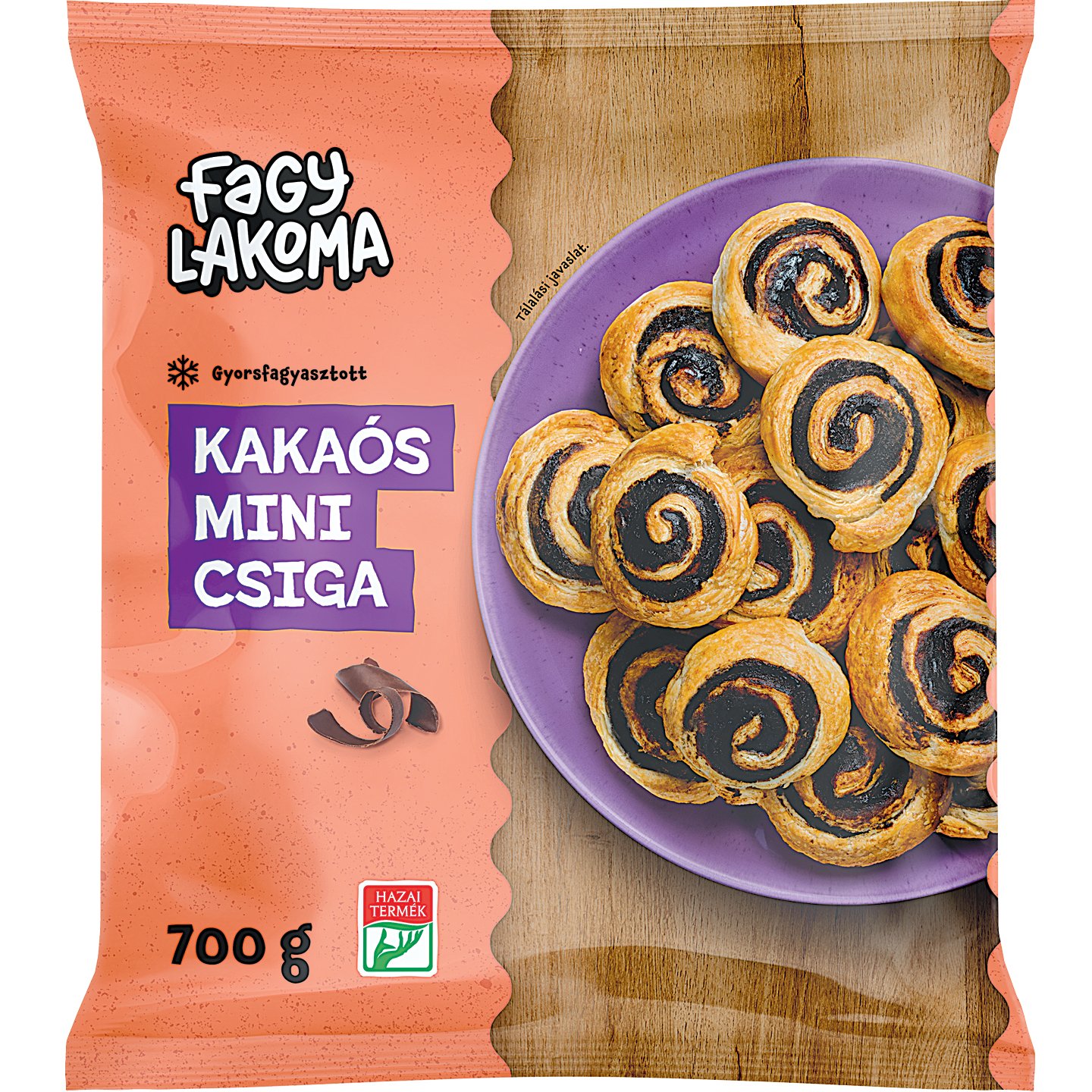 Fagylakoma Kakaós Mini Csiga