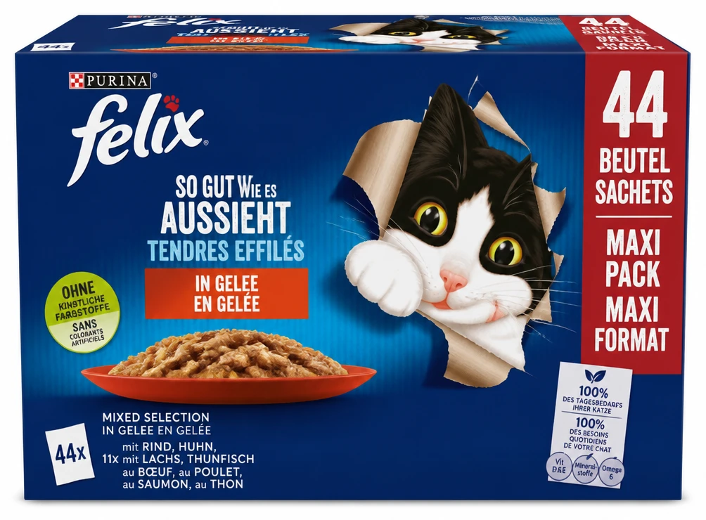 Felix 44 pack macskaeledel