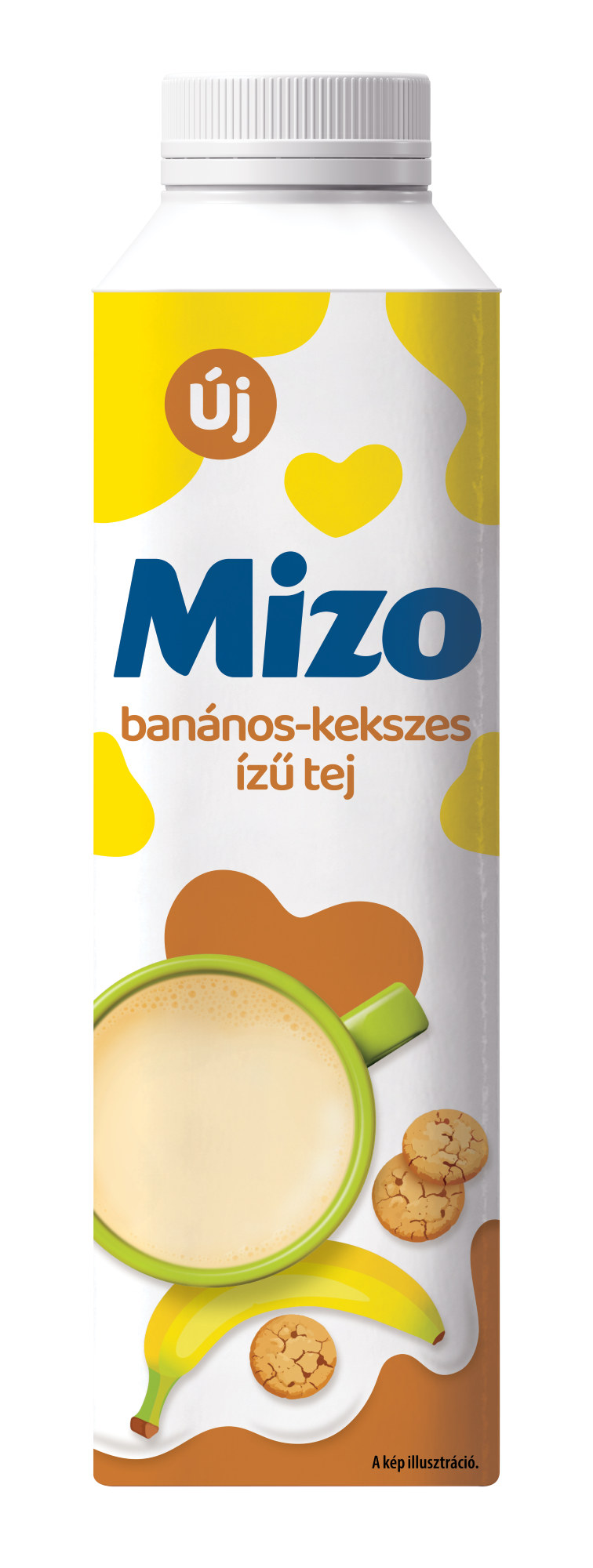 Mizo banános-kekszes ízű tejital