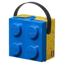 LEGO kék doboz fogantyúval 165 x 173 x 116 mm