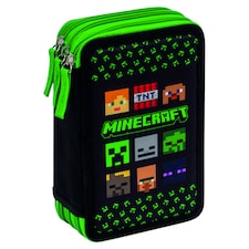 Minecraft Jumbo hármas tolltartó felszereléssel