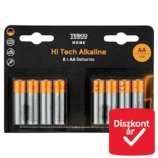 Home Hi Tech AA LR6 1,5 V nagy teljesítményű alkáli elem 8 db