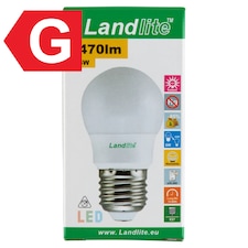 Landlite G45 470 lm 6 W E27 3000K LED izzó