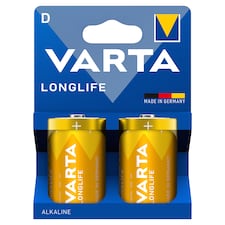 Varta Longlife D LR20 1,5 V nagy teljesítményű alkáli elem 2 db