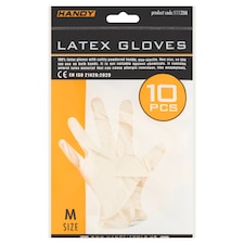 Handy latex kesztyű M 10 db