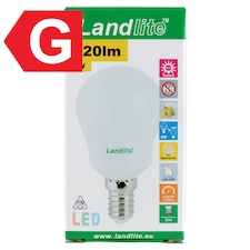 Landlite G45 320 lm 4 W E14 3000K LED izzó