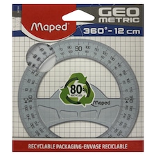 Maped Geometric műanyag szögmérő 360° 12 cm
