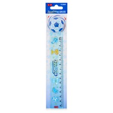Football vonalzó 15 cm