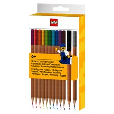 LEGO színes ceruza ceruzadísszel 12 db