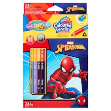 Colorino Kids Marvel Spider-Man Duo Colours színes ceruzák 24 szín 12 db