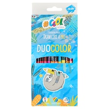 Cool by Victoria Draw Like A Pro Duocolor háromszögletű színes ceruzakészlet 12 db