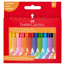 Faber-Castell radírozható zsírkréta 12 db