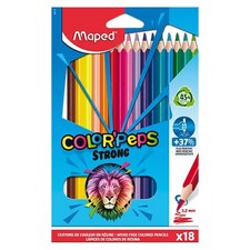 Maped Color' Peps Strong háromszögletű színes ceruza készlet 18 különböző szín