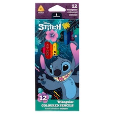 Disney Stitch háromszögű színes ceruza 12 db
