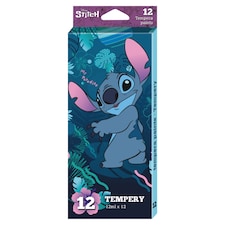 Disney Stitch tubusos tempera 12 x 12 ml
