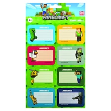 Minecraft füzetcímke 24 db