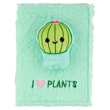 I Love Plants bársony borítójú jegyzetfüzet 64 lapos