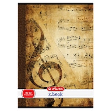 Herlitz x.book 86-32 hangjegyfüzet A4