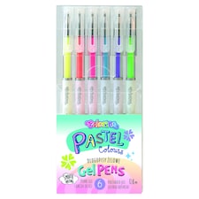 Colorino Pastel Colours gél toll 0,8 mm 6 db