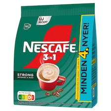 NESCAFÉ 3in1 Strong Intense & Rich azonnal oldódó kávéspecialitás 10 x 14 g (140 g)