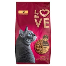 My Love teljes értékű száraztáp felnőtt macskák számára csirkével 900 g