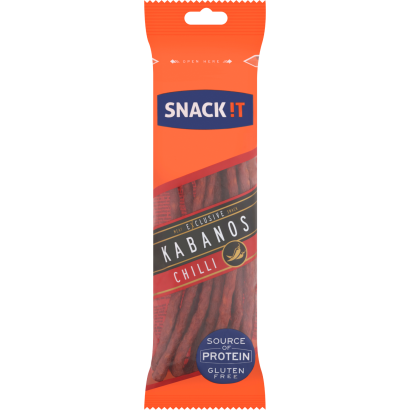 Snack !t exkluzív chilipaprikás cabanossi 120 g