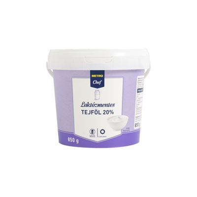 Metro Chef laktózmentes tejföl 20% 800 g