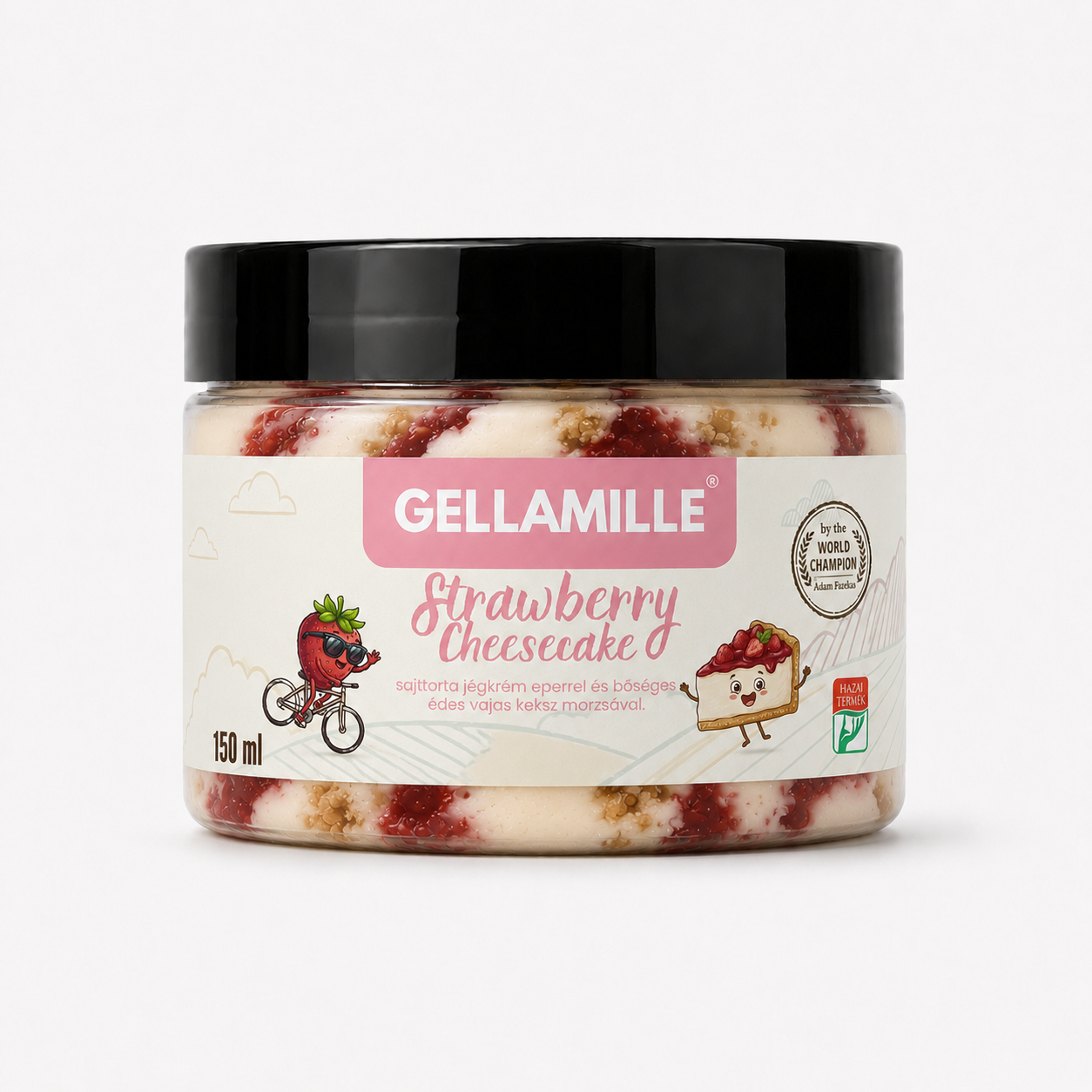Gellamille Strawberry Cheesecake