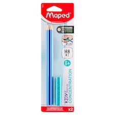 Maped Kidy Learn Concentration írástanuló háromszögletű grafitceruza szilikon véggel HB 2 db