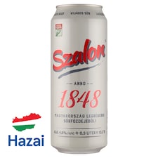 Szalon világos sör 4,6% 0,5 l