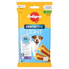 Pedigree Dentastix Light kiegészítő állateledel 4 hónapnál idősebb kutyák számára pulykával 58 g