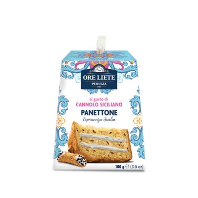 ORELIETE Esperienza Sicilia Mini Panettone Szicíliai Cannolo Ízesítéssel 100 g