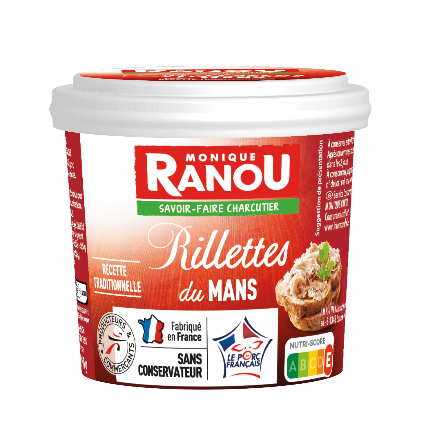 Monique Ranou Sertés rillettes du Mans