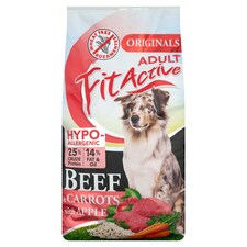 FitActive Originals Adult Hypoallergenic marha sárgarépával almával eledel felnőtt kutyáknak 12 kg