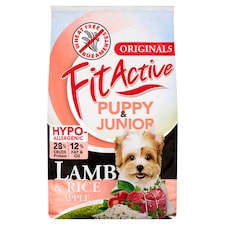 FitActive Puppy & Junior Hypoallergenic Lamb teljes értékű búzamentes szárazeledel 4 kg