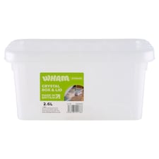 Wham Crystal tárolódoboz tetővel 2,6 l
