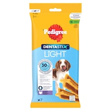 Pedigree Dentastix Light kiegészítő állateledel kutyák számára természetes pulykával 98 g